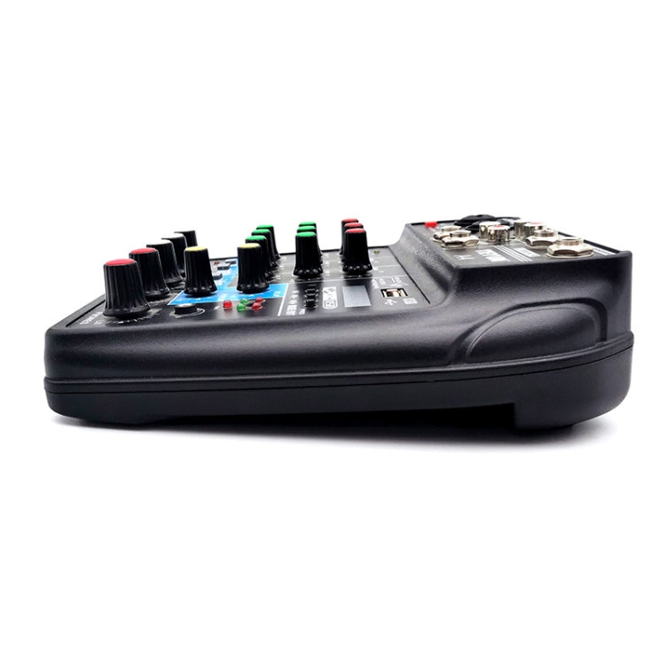 TEYUN A4 4-way Small Microphone Digital Mixer Live Recording Effector(US Plug) - Consumer Electronics by TEYUN | Online Shopping UK | buy2fix