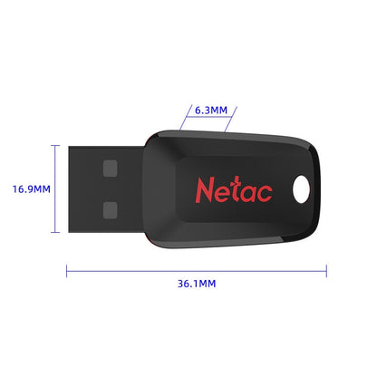 Netac U197 Office File High Speed USB Flash Drive, Capacity: 64GB(Black) - USB Flash Drives by Netac | Online Shopping UK | buy2fix