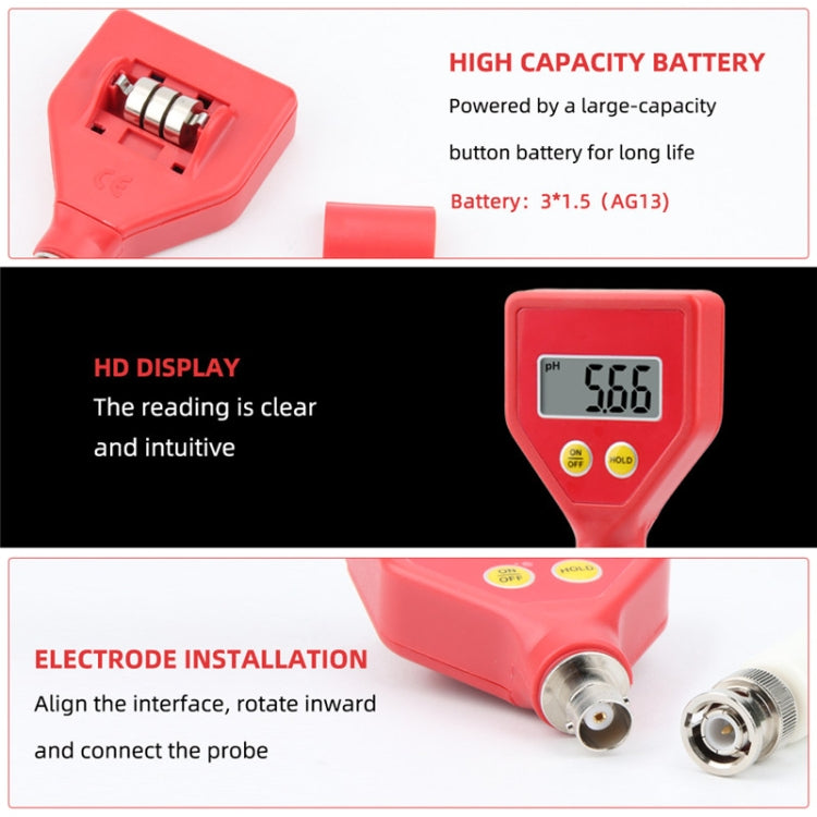 PH-98108 Portable Digital Soil Acidity Meter - Consumer Electronics by buy2fix | Online Shopping UK | buy2fix