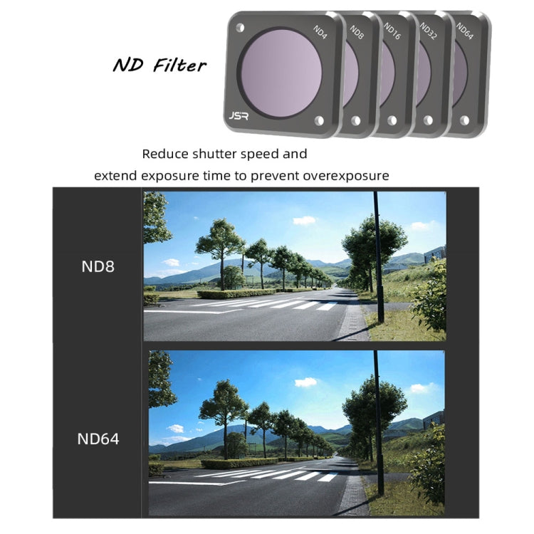 JSR   Action Camera Filters for DJI Action 2,Style: ND1000 - DJI & GoPro Accessories by JSR | Online Shopping UK | buy2fix