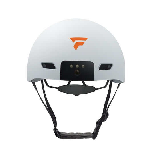 Foxwear V6 Camera Recorder Smart 1080P HD With Light Riding Helmet, Size: One Size(White) - Protective Helmet & Masks by Foxwear | Online Shopping UK | buy2fix