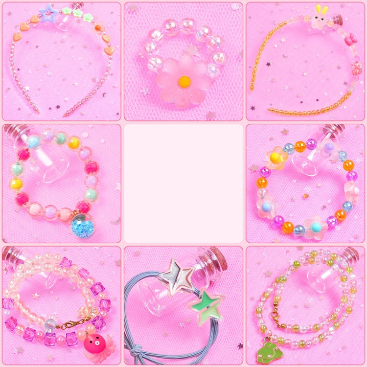 25 Grid  Acrylic Beaded Kids DIY Necklace Bracelet Toys(Candy Bunny) - DIY Developmental Toys by buy2fix | Online Shopping UK | buy2fix