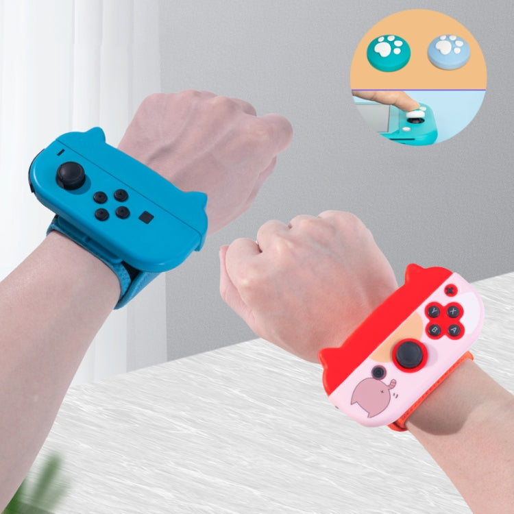 Dancing Wrist Bracelet Game Handle Strap For Switch JOY-CON(Red Blue 29cm) - Gamepads by buy2fix | Online Shopping UK | buy2fix