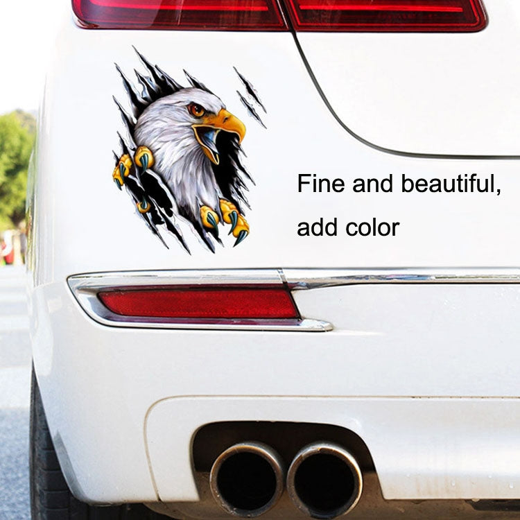 Tear Eagle 3D Car Sticker Scratch Covering Body Pull Flower Sticker, Style: Right (28.5x38cm) - In Car by buy2fix | Online Shopping UK | buy2fix