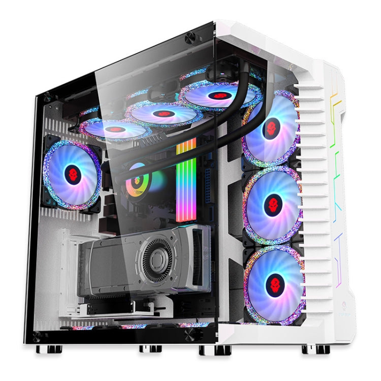 Computer CPU RGB luminous Radiator 3 Fans+Remote Control - Computer & Networking by buy2fix | Online Shopping UK | buy2fix