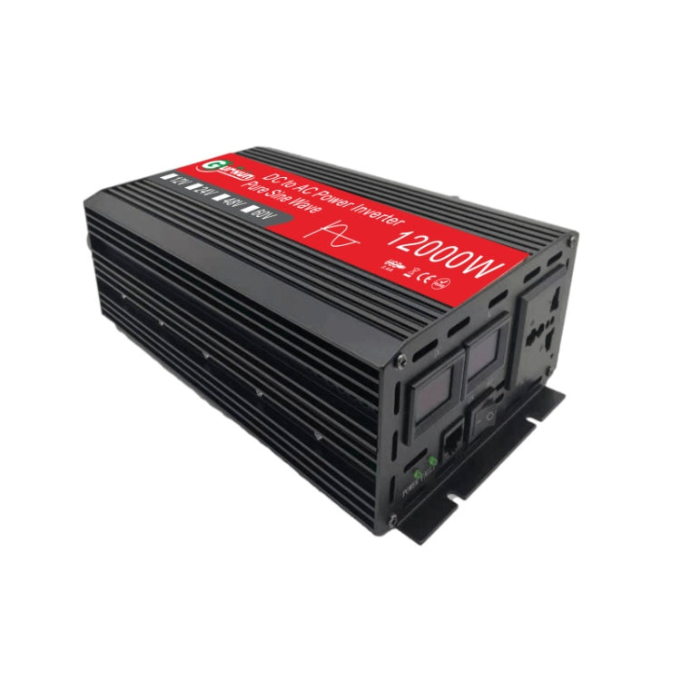 Gurxun 12000W High Power Household Car Sine Wave Inverter, Specification: 12V To 220V - Pure Sine Wave by buy2fix | Online Shopping UK | buy2fix