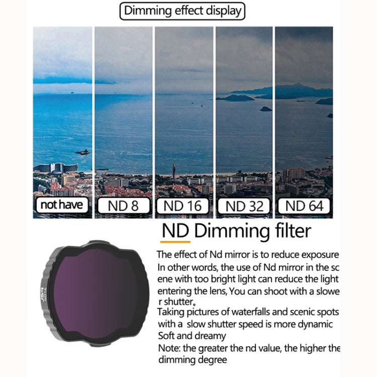 JSR  Adjustable Filter For DJI Avata,Style: ND8 - DJI & GoPro Accessories by buy2fix | Online Shopping UK | buy2fix