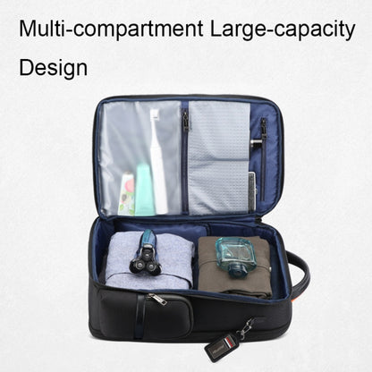 Bopai 61-86611 Multifunctional Wear-resistant Anti-theft Laptop Backpack with USB Charging Hole(Black) - Backpack by Bopai | Online Shopping UK | buy2fix