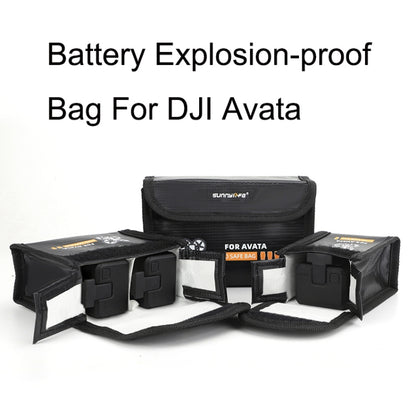 Sunnylife AT-DC478 Put 2 Batteries Battery Explosion-proof Bag For DJI Avata - DJI & GoPro Accessories by buy2fix | Online Shopping UK | buy2fix