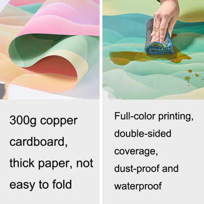 3D Double-Sided Matte Photography Background Paper(Broken Plaster+Lunar Surface) - Camera Accessories by buy2fix | Online Shopping UK | buy2fix