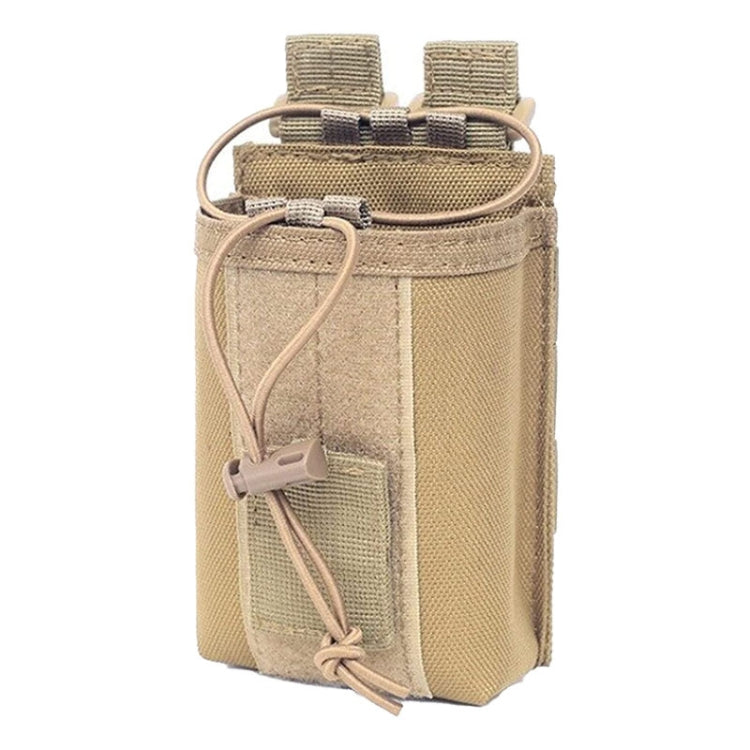 Outdoor Walkie-talkie Protection Bag Storage Belt Pouch(Khaki) - Consumer Electronics by buy2fix | Online Shopping UK | buy2fix