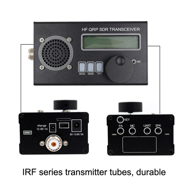 Mini 8 Band SSB/CW QRP Transceiver For Ham Radio, Style: Host+Hand Mi - Consumer Electronics by buy2fix | Online Shopping UK | buy2fix