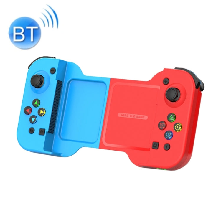 D5 Wireless Bluetooth Game Controller Joystick For IOS/Android For SWITCH/PS3/PS4(Red Blue) - Controller Gamepad by buy2fix | Online Shopping UK | buy2fix