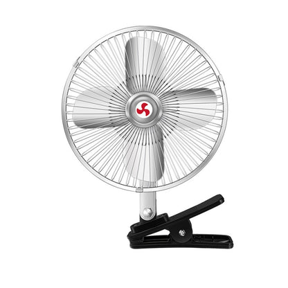 Car Powerful Fixing Clip Cooling High Wind Power Electric Fan, Specification: 8 inch Metal 12V - In Car by buy2fix | Online Shopping UK | buy2fix