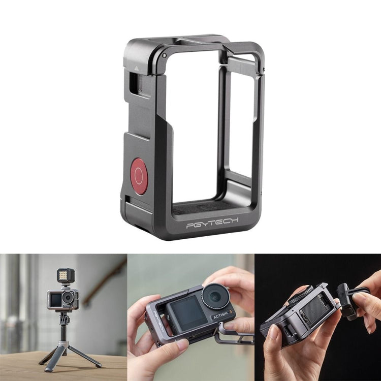 PGYTECH For DJI Osmo Action 3 Aluminum Alloy Camera Housing Shell Expansion Protective Frame - DJI & GoPro Accessories by PGYTECH | Online Shopping UK | buy2fix