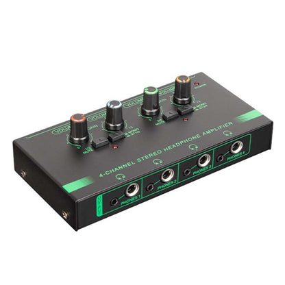 EF-4 RGB Professional 4 Channel Headphone Amplifier Studio Lossless Monitor Splitter - Consumer Electronics by buy2fix | Online Shopping UK | buy2fix
