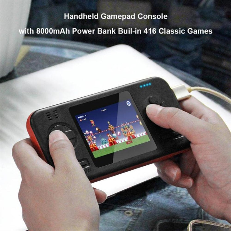 416 Pocket Console Portable Color Screen 8000mAh Rechargeable Game Machine(Blue) - Pocket Console by buy2fix | Online Shopping UK | buy2fix