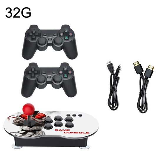 MANTE1 MT6 TV Console Game Joystick Turret HD 4K Game 3 Persons 32G Built-in 10000 Games+Wireless Handle - Pocket Console by MANTE1 | Online Shopping UK | buy2fix