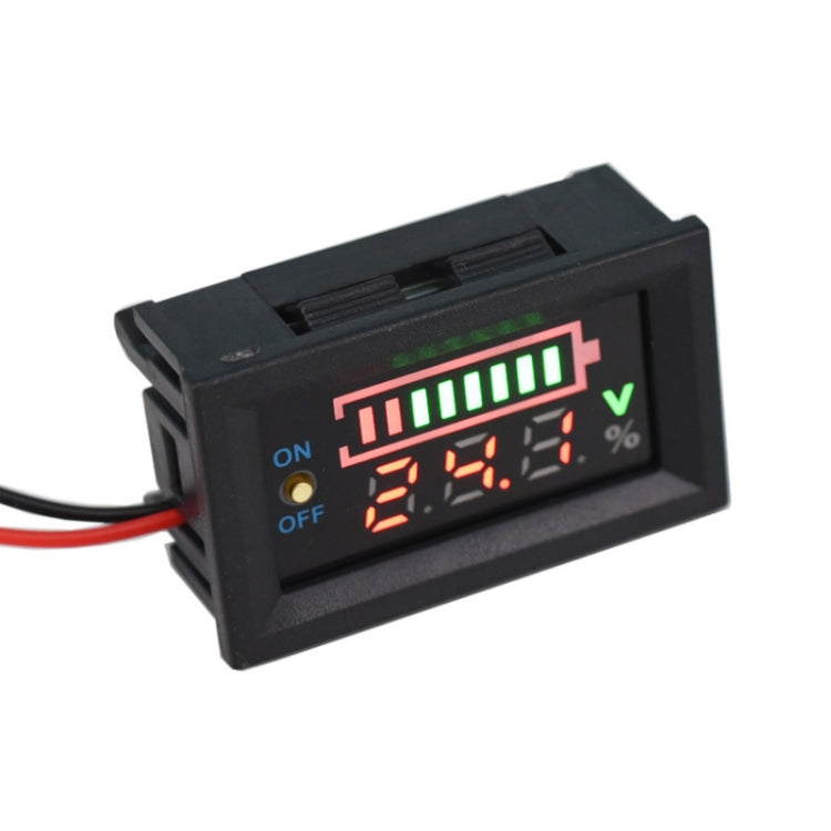 229TY 7-100V Electric Car Lithium Battery Voltage Power Meter Display Switch - Consumer Electronics by buy2fix | Online Shopping UK | buy2fix