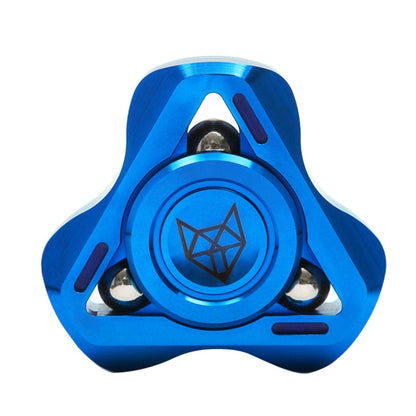 Fingertips Piping Gyro CNC Mechanical Anti-Anxiety Gear Metal Toys, Color: Blue Fox - Spinning Toys by buy2fix | Online Shopping UK | buy2fix