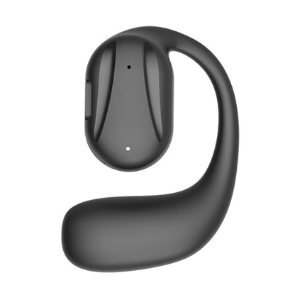 YJ77 Bluetooth 5.2 Ear-mounted OWS Bone Conduction Headset(Left Ear Black) - Bluetooth Earphone by buy2fix | Online Shopping UK | buy2fix