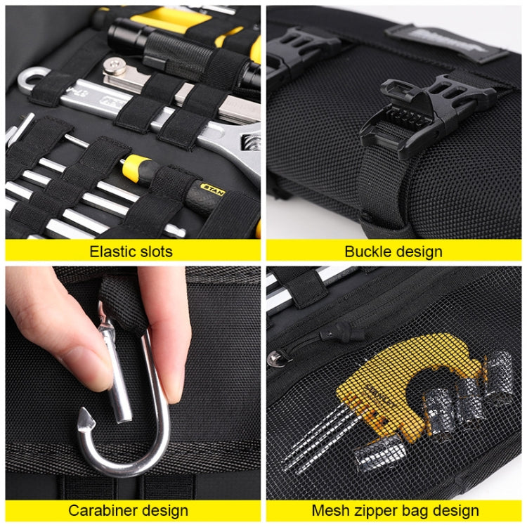 Rhinowalk MT103 Motorcycle Maintenance Tool Storage Bag Portable Repair Kit Bag(Green) - In Car by Rhinowalk | Online Shopping UK | buy2fix