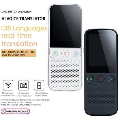 T10Pro Wifi Artificial Intelligence Photo / Recording Translating Machine Supports 138 Languages(Black) - Consumer Electronics by buy2fix | Online Shopping UK | buy2fix