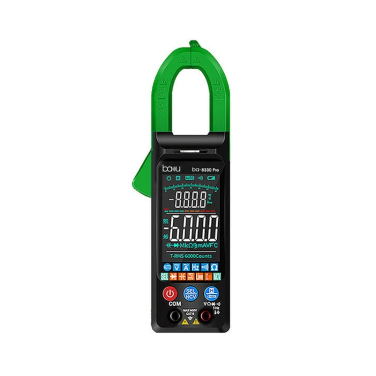 BAKU BA-8330 Pro Digital Mulitmeter Electric Maintenance Resistor Current Pliers Shaped Instrument(Green) - Digital Multimeter by BAKU | Online Shopping UK | buy2fix