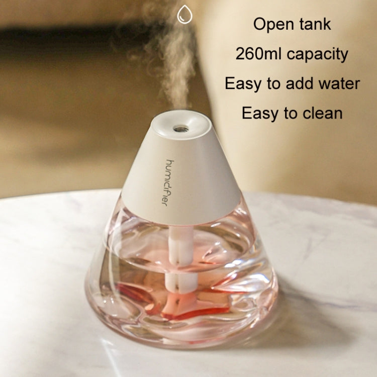 Household Desktop Mini Volcano Humidifier Air Purifier(Black) - Air Purifiers & Parts by buy2fix | Online Shopping UK | buy2fix