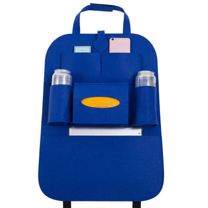 Car Multifunctional Seat Back Storage Hanging Bag, Size: 40x56cm(Royal blue) - In Car by buy2fix | Online Shopping UK | buy2fix