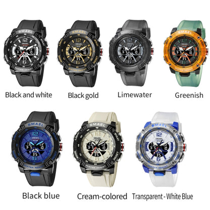 SMAEL 8058 Outdoor Sports Multifunctional Waterproof Electronics Watch(Gray) - Sport Watches by SMAEL | Online Shopping UK | buy2fix