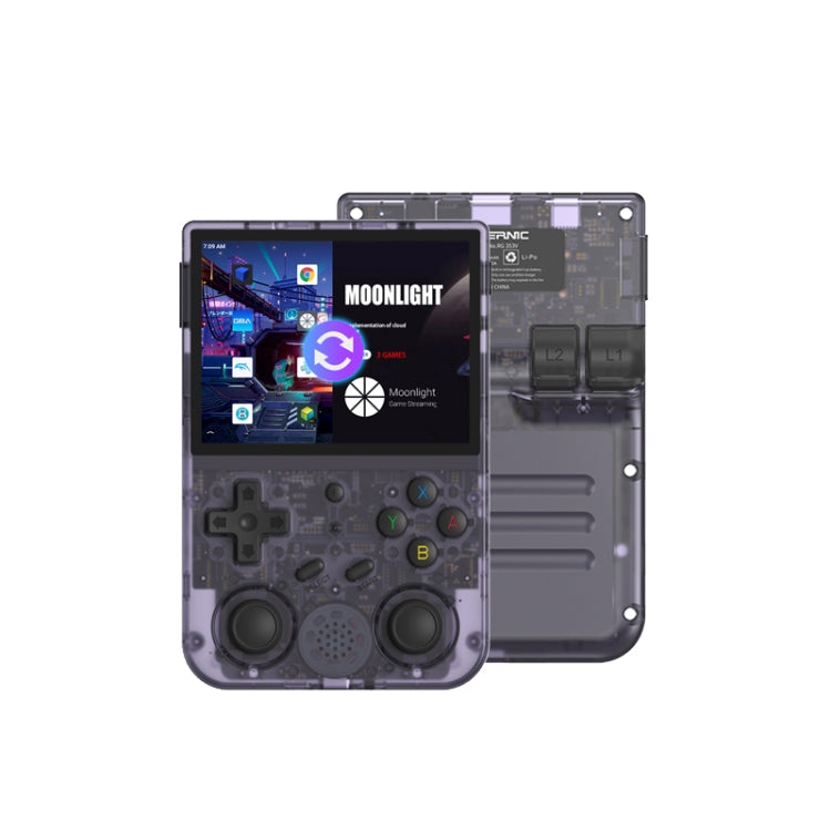 ANBERNIC  RG353V  3.5 Inch Wireless Game Box Android 11 Linux OS Handheld Game Console 256G 35000 Games(Transparent Purple) - Pocket Console by ANBERNIC | Online Shopping UK | buy2fix