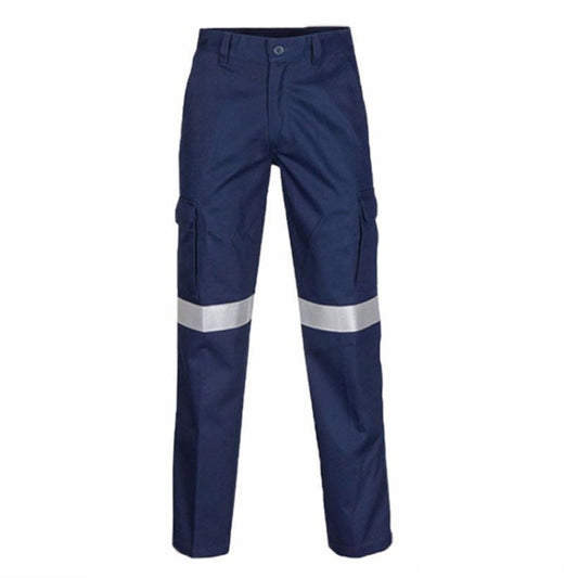Pure Cotton Long-sleeved Reflective Clothes Overalls Work Clothes, Size: XXXL(Single Reflector Pants) - Workplace Safety Supplies by buy2fix | Online Shopping UK | buy2fix