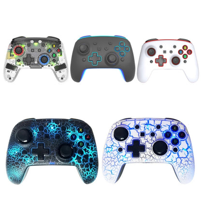 SW561 Computer Wireless Luminous Handle For Nintendo Switch / Switch OLED / Switch Lite / Steam, Color: Full Transparent With Lamp - Gamepads by buy2fix | Online Shopping UK | buy2fix