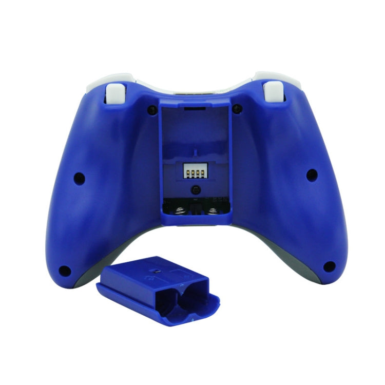 For Microsoft Xbox 360 / PC XB13 Dual Vibration Wireless 2.4G Gamepad With Receiver(Blue) - Gamepad by buy2fix | Online Shopping UK | buy2fix