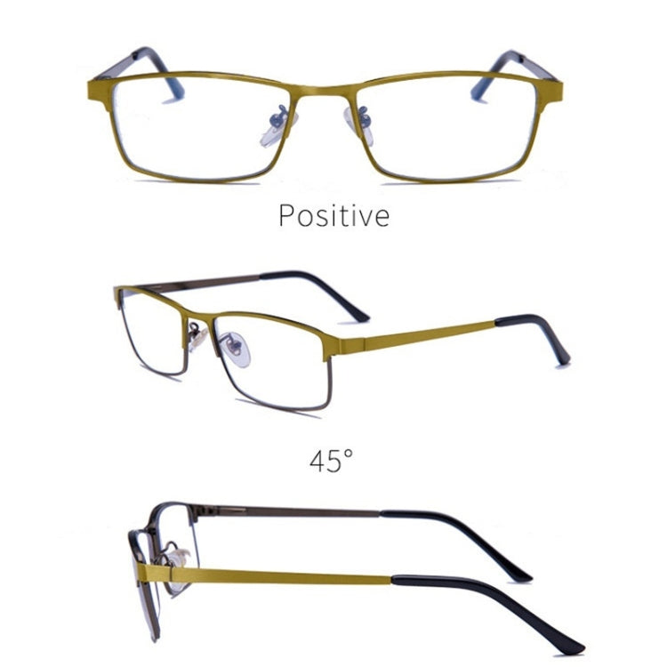Progressive Multifocal Presbyopic Glasses Anti-blue Light Mobile Phone Glasses, Degree: +300(Wine Red) - Presbyopic Glasses by buy2fix | Online Shopping UK | buy2fix