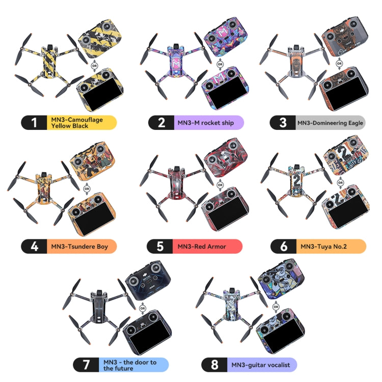 For DJI Mini 3 Pro Remote Control Body Sticker ,Spec: RC-N1 Without Screen(Boy) - Other by RCSTQ | Online Shopping UK | buy2fix