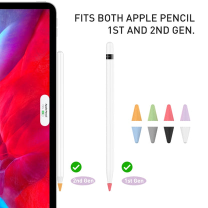 For Apple Pencil 1 / 2 AhaStyle PT107 40pcs Silicone Tip Protective Case(Women Style) - Pencil Accessories by AhaStyle | Online Shopping UK | buy2fix