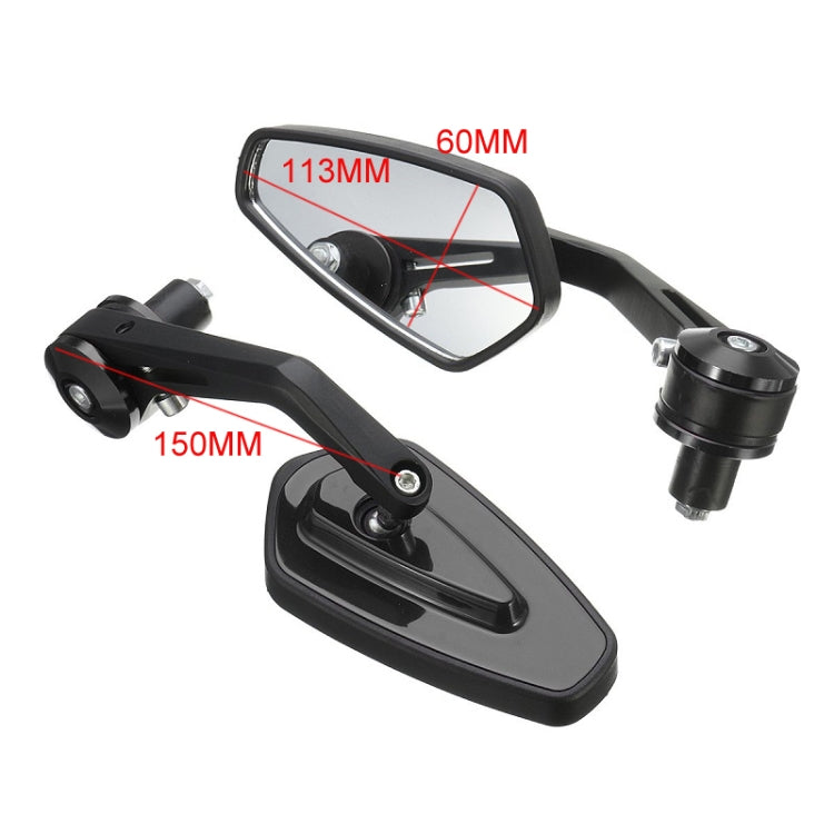 Motorcycle Handle All Aluminum Cherry Rearview Mirror(Red) - Side Mirrors by buy2fix | Online Shopping UK | buy2fix