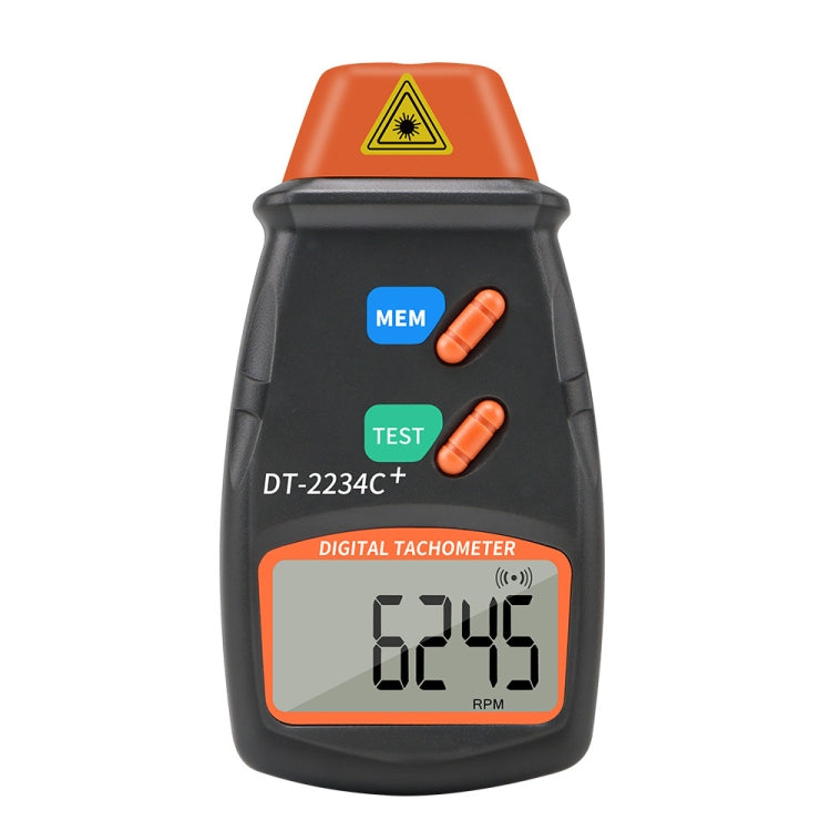 DT2234C+ Handheld Portable Motor Gear Tachometer Laser Tachometer - Tachometers & Anemometer by buy2fix | Online Shopping UK | buy2fix