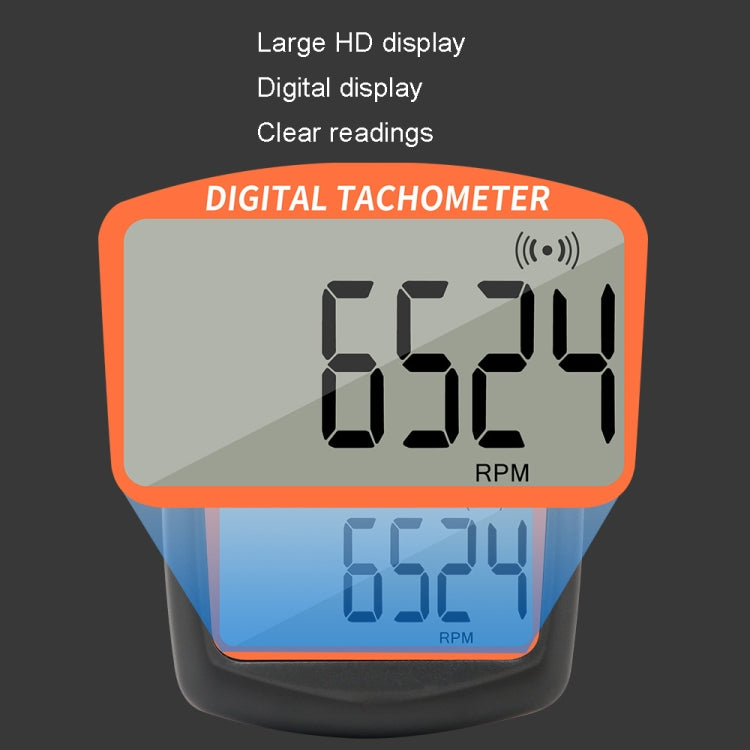 DT2234C+ Handheld Portable Motor Gear Tachometer Laser Tachometer - Tachometers & Anemometer by buy2fix | Online Shopping UK | buy2fix