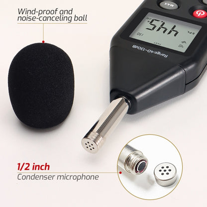 TASI TA8152B Noise Measurement Sound Decibel Meter - Light & Sound Meter by TASI | Online Shopping UK | buy2fix