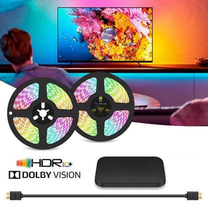 HDMI 2.0-PRO Smart Ambient TV Led Backlight Led Strip Lights Kit Work With TUYA APP Alexa Voice Google Assistant 2 x 4m(AU Plug) - Casing Waterproof Light by buy2fix | Online Shopping UK | buy2fix