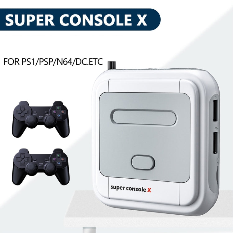 Super Console X 64G 30000+ Games Wired 4K HD 3D Double Game Console Box, UK Plug - Pocket Console by buy2fix | Online Shopping UK | buy2fix