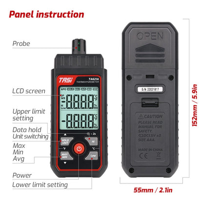 TASI TA621A Digital Dew Point Thermometer Ambient Temperature Humidity Gauge - Thermostat & Thermometer by TASI | Online Shopping UK | buy2fix