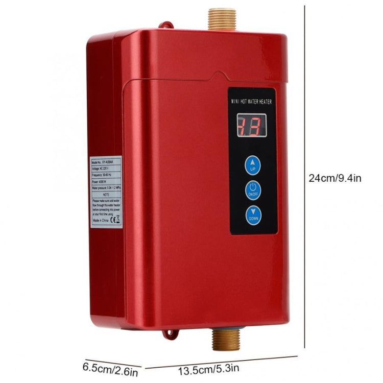 UK Plug 3000W  Electric Water Heater With Remote Control Adjustable Temperate(White) - Water Heaters & Parts by buy2fix | Online Shopping UK | buy2fix