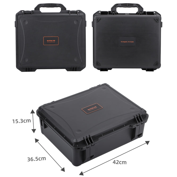 Sunnylife AQX-8 For Mavic 3 Pro / Mavic 3 Classic / Mavic 3 Waterproof Large Capacity Protective Handbox(Black) - Backpacks & Bags by Sunnylife | Online Shopping UK | buy2fix