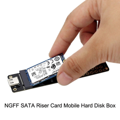 NGFF M.2 Bkey SATA Hard Disk SSD To USB3.1 Type-C / USB-C Expansion Card Conversion Board(Black) - Add-on Cards by buy2fix | Online Shopping UK | buy2fix