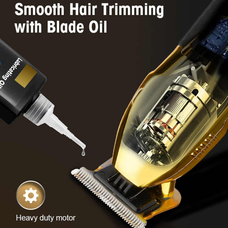 USB LCD Digital Display Haircutter Men Home Haircutter(Black) - Hair Trimmer by buy2fix | Online Shopping UK | buy2fix
