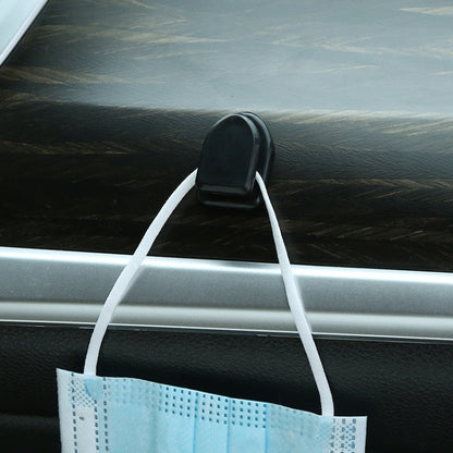 Mini Car Front Row Central Control Convenient Self-adhesive Hook, Color: Black - Car Holders by buy2fix | Online Shopping UK | buy2fix